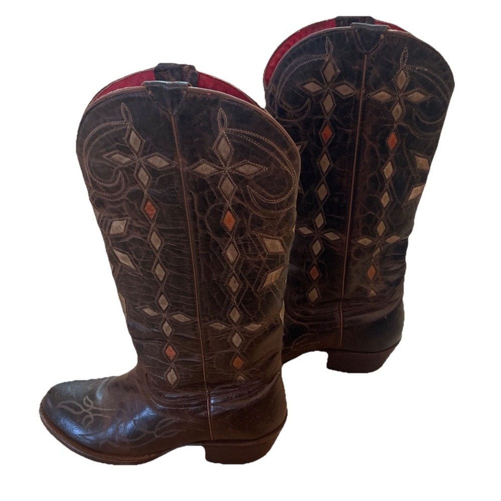 Macie Bean M5201 Western Women's Cowgirl Boots Size 8‎ M Made In Mexico